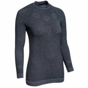 Blizzard VIVA LONG SLEEVE WOOL tmavě šedá XL/XXL - Dámské funkční Merino triko Blizzard