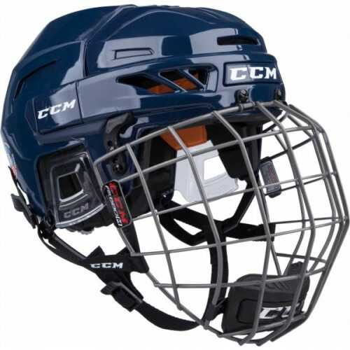 CCM FITLITE 90 COMBO SR modrá (51 - 56) - Hokejová helma CCM