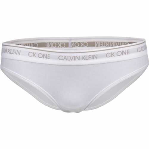 Calvin Klein BIKINI bílá XS - Dámské kalhotky Calvin Klein