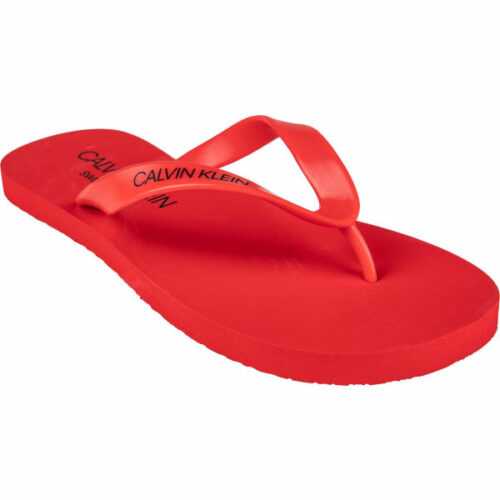 Calvin Klein FF SANDALS červená 39/40 - Pánské žabky Calvin Klein