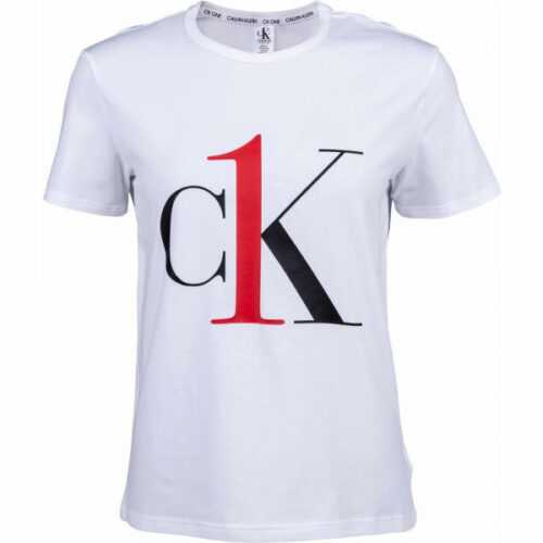 Calvin Klein S/S CREW NECK bílá M - Dámské tričko Calvin Klein