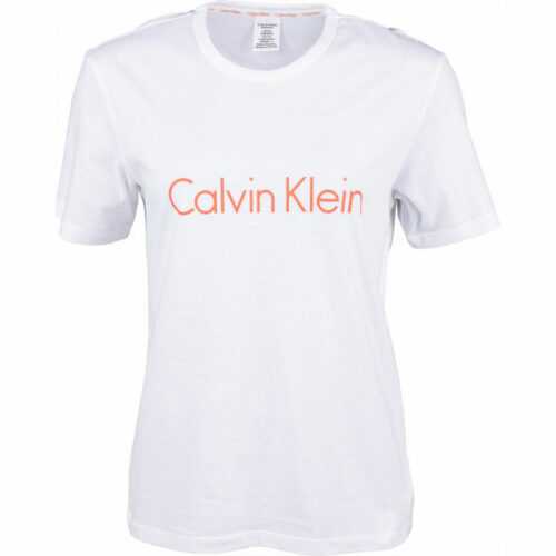 Calvin Klein S/S CREW NECK bílá S - Dámské tričko Calvin Klein