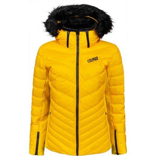 Colmar ANCOLIE SKI JACKET WITH DETACHABLE FUR 40 - Dámská péřová lyžařská bunda Colmar