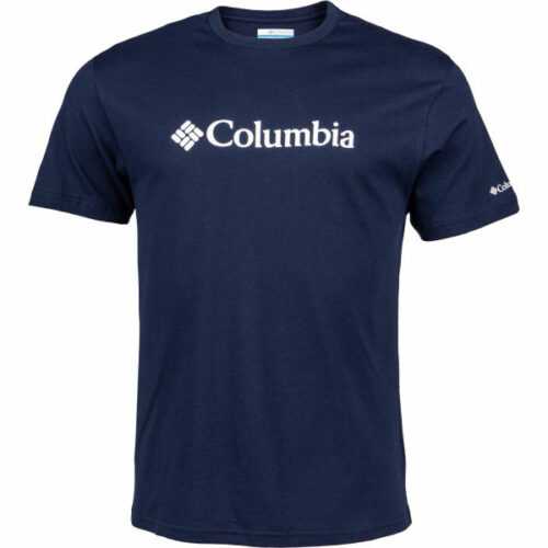 Columbia CSC BASIC LOGO TEE modrá S - Pánské triko Columbia