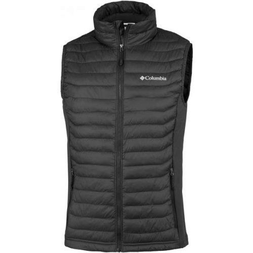 Columbia POWDER PASS VEST černá L - Pánská outdoorová vesta Columbia