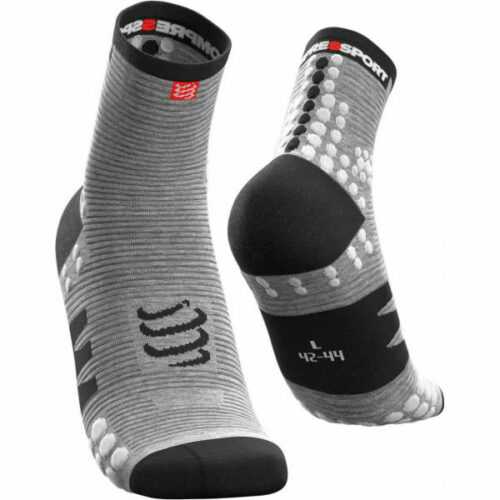 Compressport PRO RACING SOCKS V3.0 šedá T2 - Běžecké ponožky Compressport