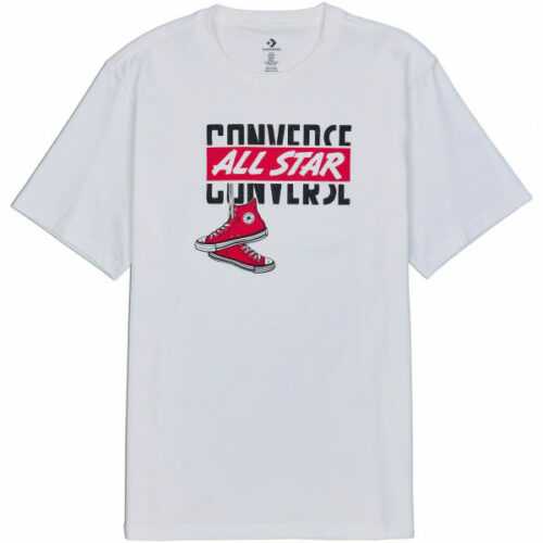 Converse DANGLING CHUCK SS TEE XXL - Pánské triko Converse