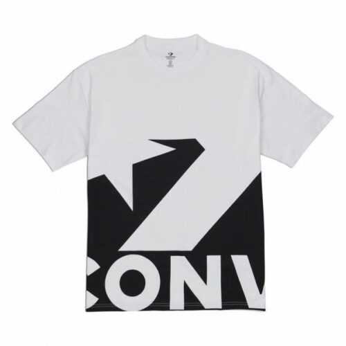 Converse STAR CHEVRON ICON REMIX TEE bílá M - Pánské tričko Converse