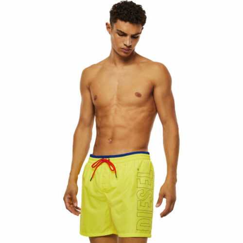 Diesel BMBX-WAVE 2.017 SW BOXER MEDIUM žlutá L - Pánské plavecké šortky Diesel