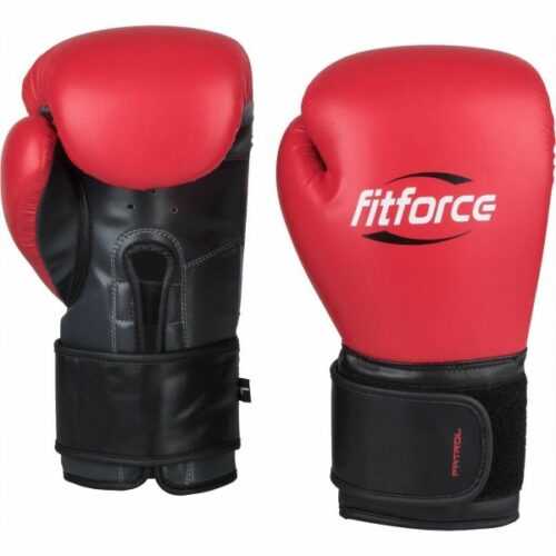 Fitforce PATROL červená 14 - Tréninkové boxerské rukavice Fitforce