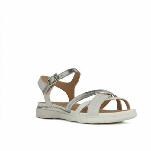 Geox D SANDAL HIVE šedá 39 - Dámské sandály Geox