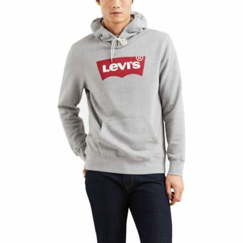 Levi's GRAPHIC PO HOODIE-B šedá XL - Pánská mikina Levi's