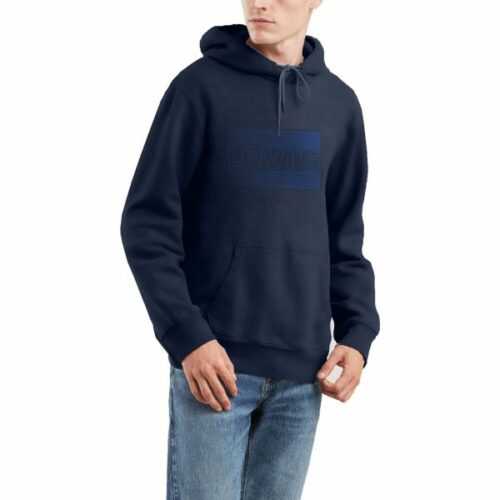 Levi's GRAPHIC PO HOODIE- B tmavě modrá L - Pánská mikina Levi's