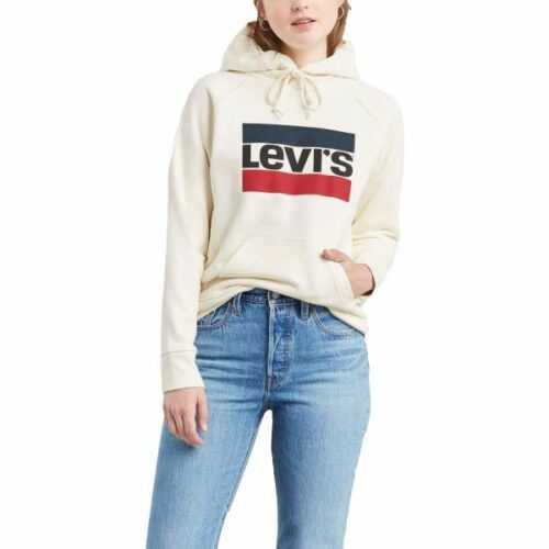 Levi's GRAPHIC SPORTHOODIE bílá XS - Dámská mikina Levi's