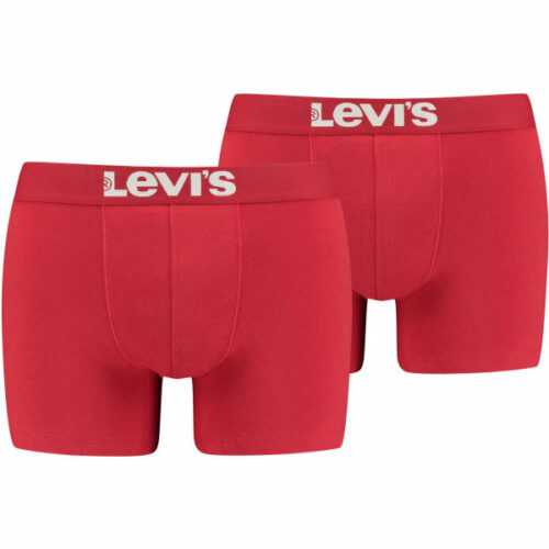 Levi's MEN SOLID BASIC BOXER 2P L - Pánské boxerky Levi's