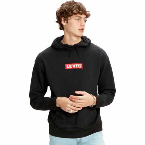 Levi's RELAXED GRAPHIC HOODIE černá XL - Pánská mikina Levi's