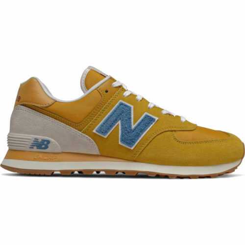 New Balance ML574SCB oranžová 6.5 - Pánská volnočasová obuv New Balance