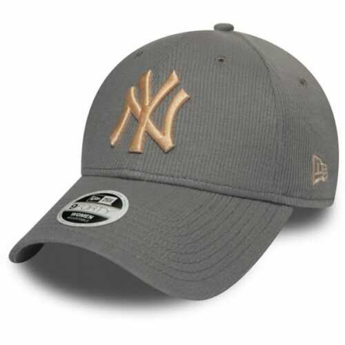 New Era 9FORTY W MLB RIBBED JERSEY NEW YORK YANKEES šedá UNI - Dámská klubová kšiltovka New Era