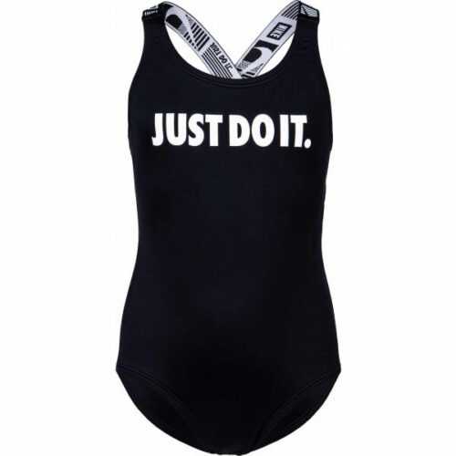 Nike JDI CROSSBACK ONE-PIECE černá S - Dívčí jednodílné plavky Nike