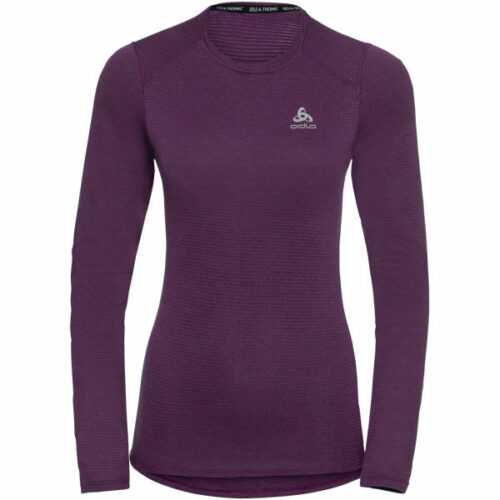 Odlo BL TOP CREW NECK L/S ACTIVE THERMIC fialová XS - Dámské funkční tričko Odlo