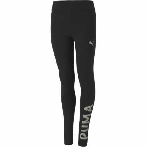 Puma ALPHA LEGGINS G černá 128 - Dívčí legíny Puma