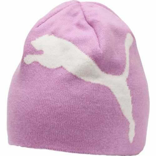 Puma ESS BIG CAT BEANIE JNR růžová UNI - Juniorská čepice Puma