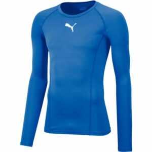 Puma LIGA BASELAYER TEE LS tmavě modrá XS - Pánské funkční triko Puma