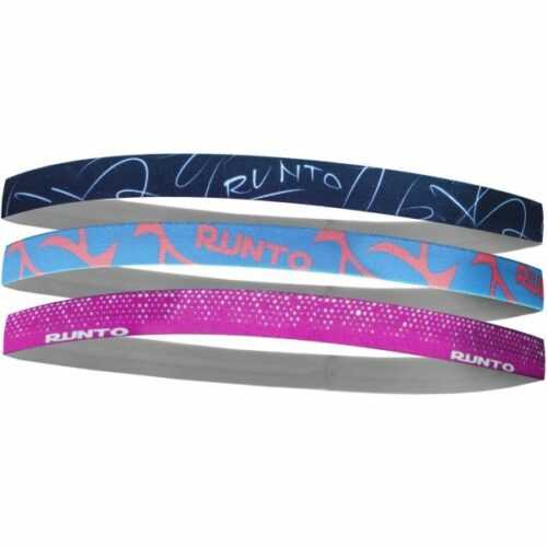 Runto HEADBAND TRIO černá NS - Sportovní čelenky Runto