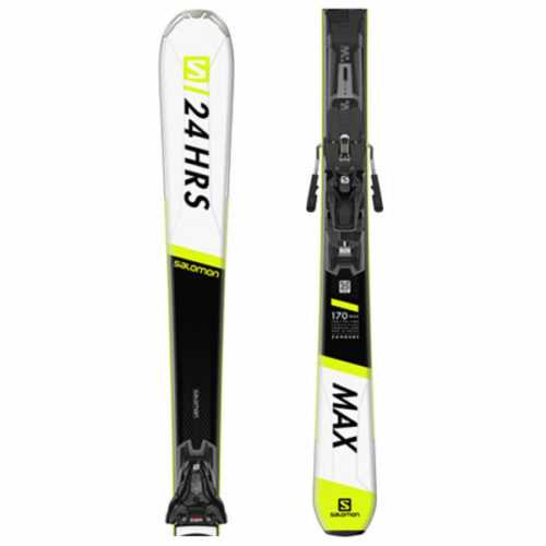 Salomon 24 HOURS MAX + Z12 GW 154 - Unisex sjezdové lyže Salomon