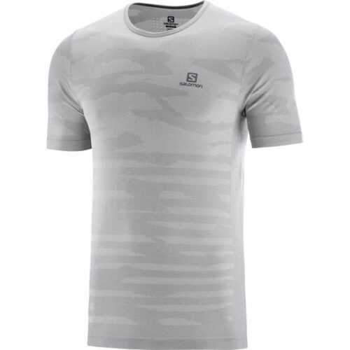 Salomon XA CAMO TEE šedá S - Pánské triko Salomon