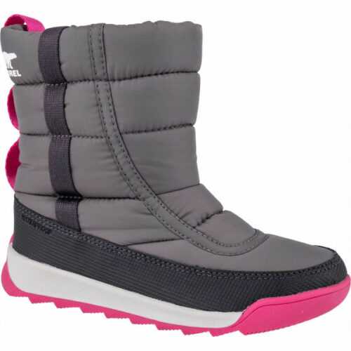 Sorel YOUTH WHITNEY II PUFFY M šedá 11 - Dětská unisex zimní obuv Sorel