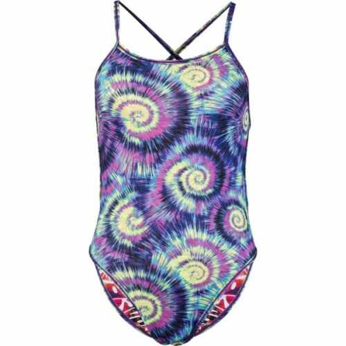 Speedo HIPPY EXPLOSION FLIP REVERSE 1 PIECE bílá 42 - Dámské plavky Speedo