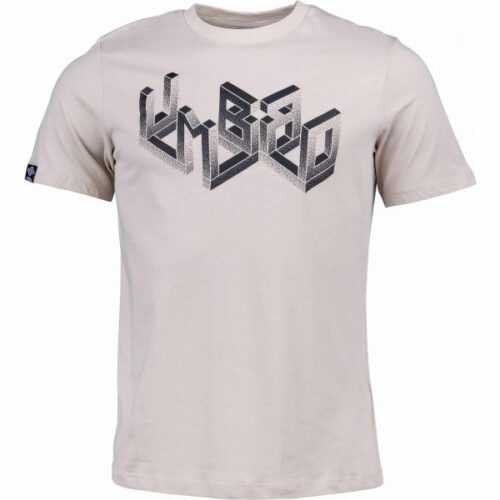 Umbro BLOCK TEE béžová XL - Pánské triko Umbro