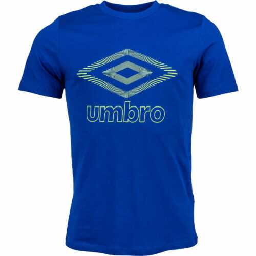 Umbro FW CLASSICO GRAPHIC TEE modrá S - Pánské triko Umbro