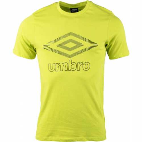 Umbro FW CLASSICO GRAPHIC TEE zelená XL - Pánské triko Umbro