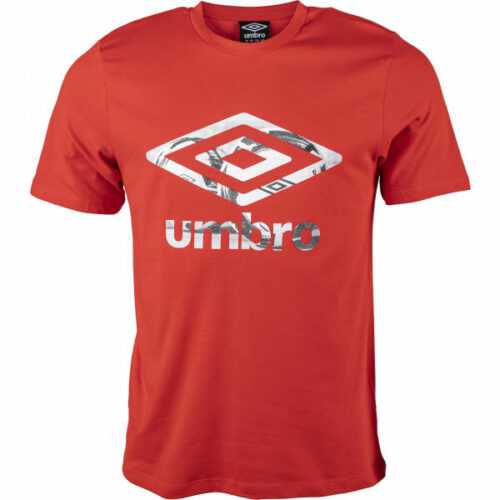 Umbro FW PHOTO GRAPHIC TEE červená S - Pánské triko Umbro