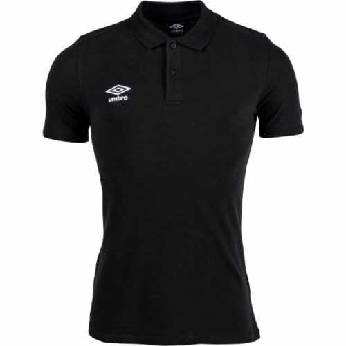 Umbro FW PIQUE POLO černá M - Pánské polo triko Umbro