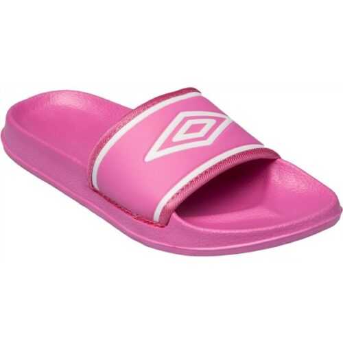 Umbro SHOWER SLIDE JNR růžová 3 - Dětské pantofle Umbro