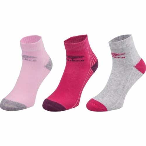 Umbro SPORT SOCKS 3P šedá 35 - 38 - Dívčí ponožky Umbro