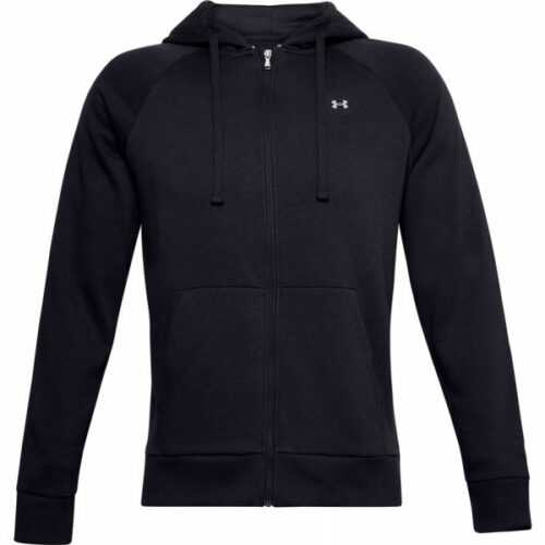 Under Armour RIVAL FLEECE FZ HOODIE černá S - Pánská mikina Under Armour