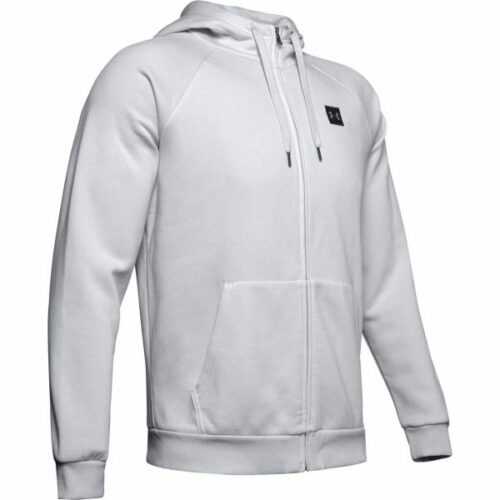 Under Armour RIVAL FLEECE FZ HOODIE šedá XL - Pánská mikina Under Armour