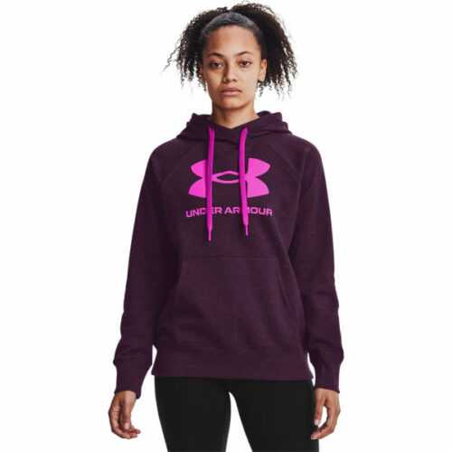 Under Armour RIVAL FLEECE LOGO HOODIE XS - Dámská mikina Under Armour