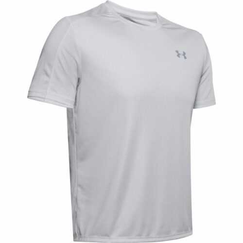 Under Armour SPEED STRIDE SHORTSLEEVE šedá L - Pánské triko Under Armour