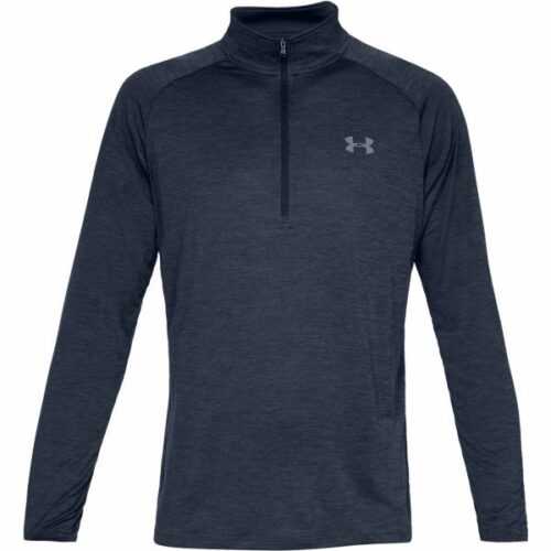 Under Armour TECH 2.0 1/2 ZIP modrá S - Pánské triko s dlouhým rukávem Under Armour