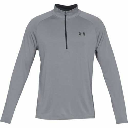 Under Armour TECH 2.0 1/2 ZIP šedá XXL - Pánské triko s dlouhým rukávem Under Armour