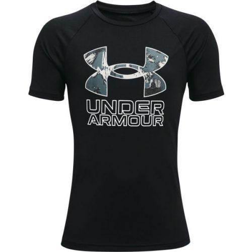 Under Armour TECH HYBRID PRT FILL L - Chlapecké triko Under Armour