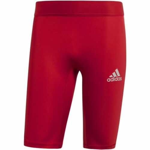 adidas ALPHASKIN SPORT SHORT TIGHTS M červená XL - Pánské spodní trenky adidas