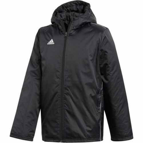 adidas CORE18 STD JKT černá 140 - Chlapecká sportovní bunda adidas