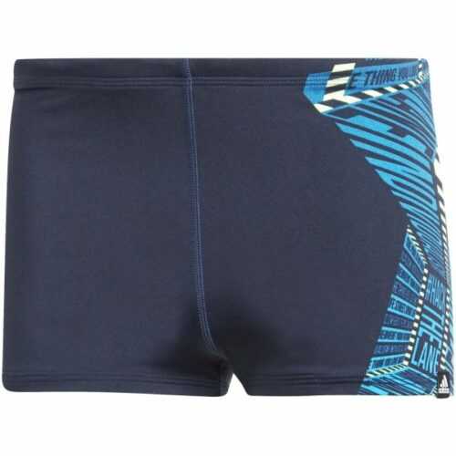 adidas PRO PLACED GRAPHIC SWIM BOXER modrá 5 - Pánské plavecké boxerky adidas