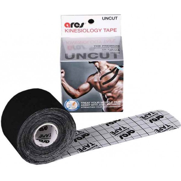 Ares KINESIO TAPE CERNA 5CM X 5M černá - Sportovní tejp Ares